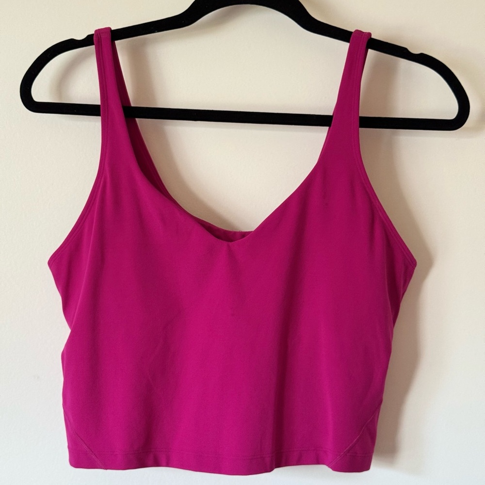 Lululemon align tank magenta size 12
